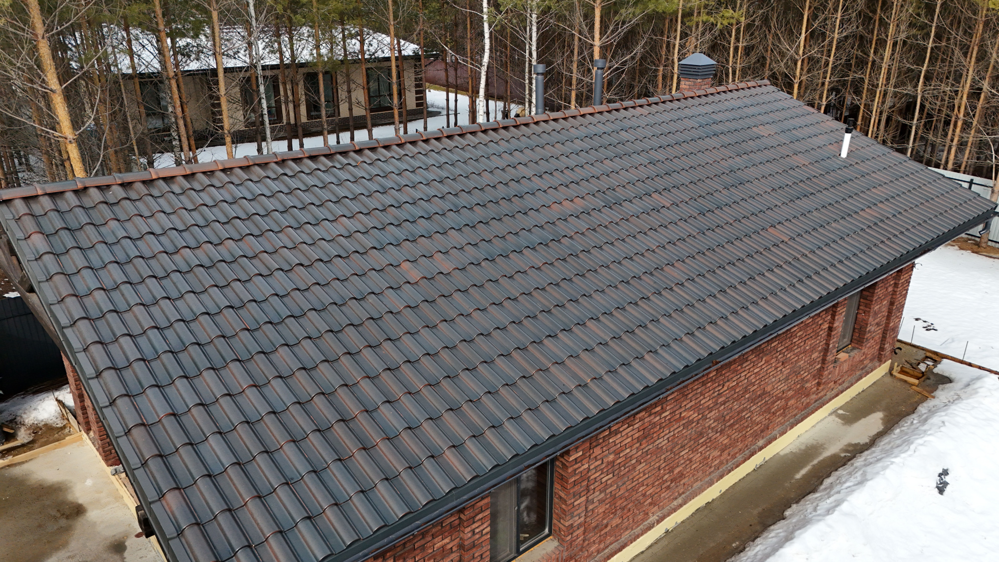 Керамическая черепица SultanCeramic Venesiya Anthracite